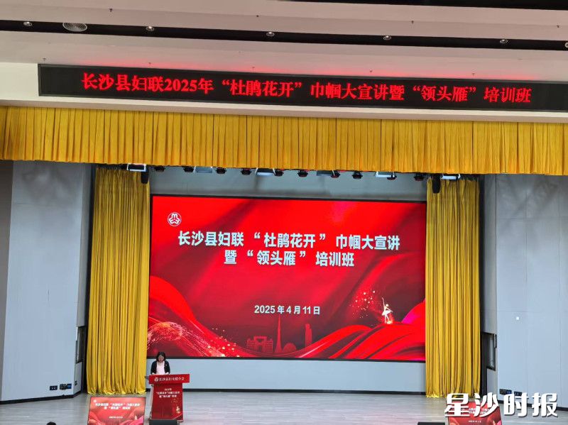 长沙县妇联开展巾帼大宣讲暨“领头雁”培训班。均为长沙县妇联供图