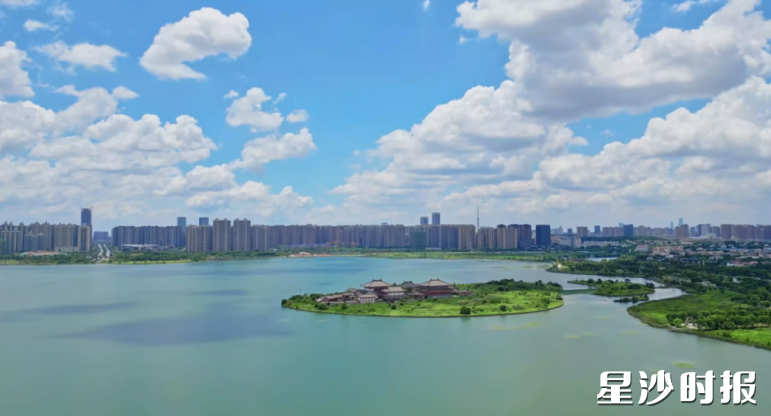 图为湖南松雅湖国家湿地公园。县水利局供图