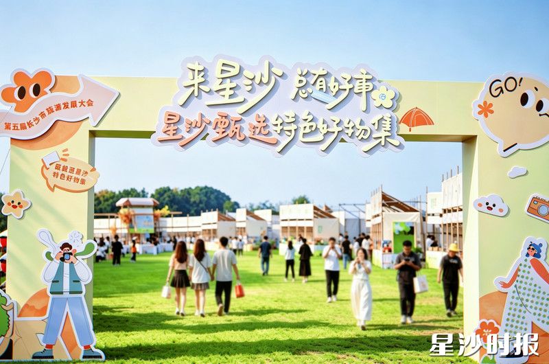 星沙甄选特色好物集市,市民游客络绎不绝。章帝 摄 星沙甄选特色好物集市,市民游客络绎不绝。章帝 摄