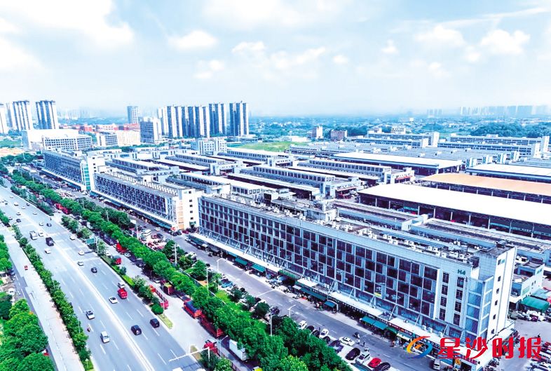 　　长沙海吉星是华中、华南地区重要农产品流通枢纽。黄兴镇供图