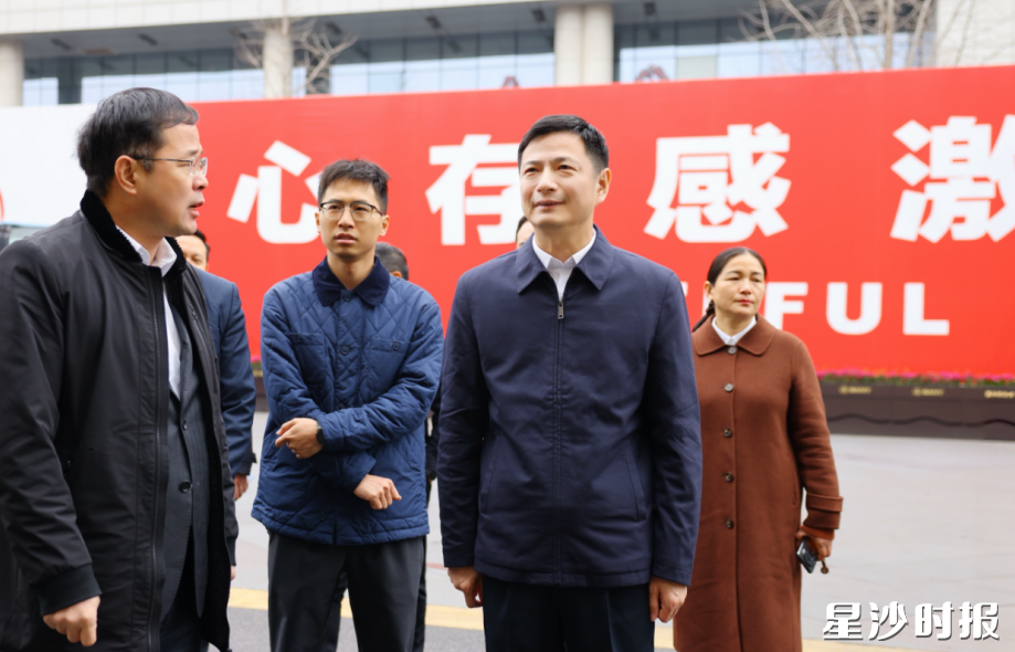 王雄文在三一集团有限公司调研。均为曾诗怡 摄