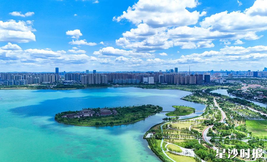 松雅湖国家湿地公园。 松雅湖国家湿地公园。