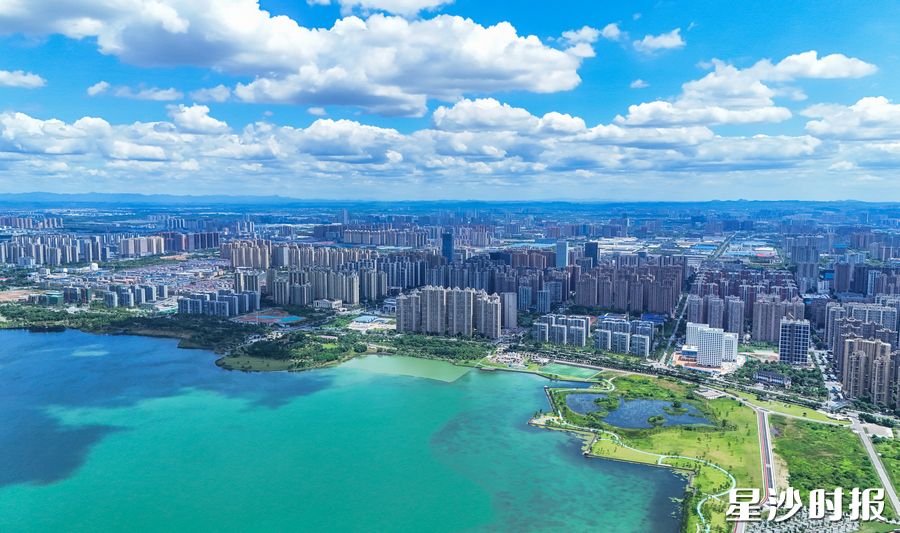 松雅湖国家湿地公园。 松雅湖国家湿地公园。