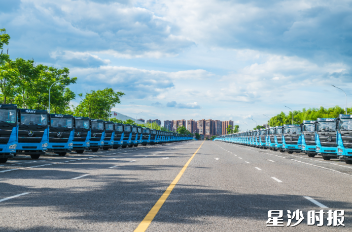 长沙经开区三一智联重卡产业园。刘思源 摄